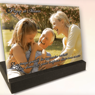 plaque funeraire personalise